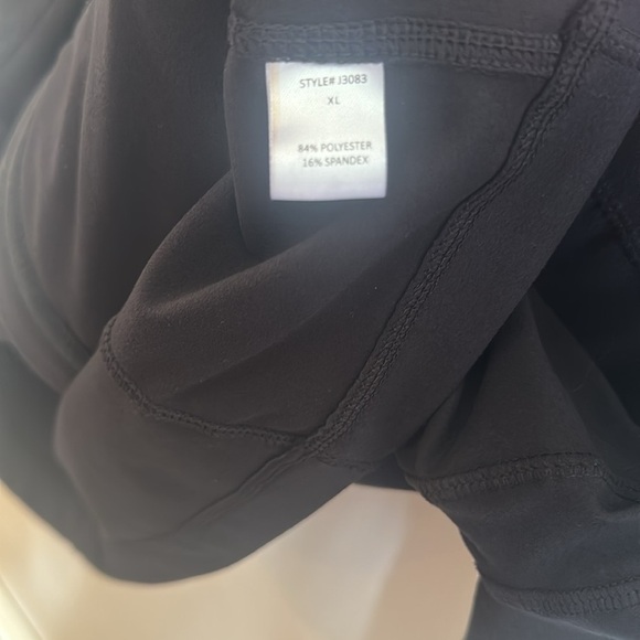 Rae Mode Zip Up Long Sleeve Jacket Black Slightly Cropped Womens Size XL - Picture 7 of 12